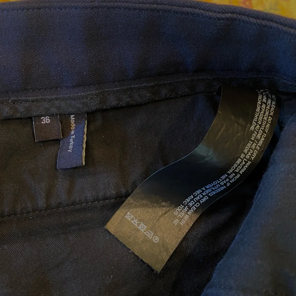 Theory Men's Navy Dress Pants Preowned Size 36x30 Length Has Been Altered. - Picture 3 of 4